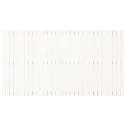 Avis vidaXL Tête de lit murale Blanc 204x3x110 cm Bois massif de pin