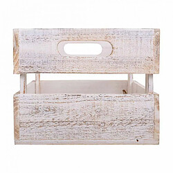 Avis Boîtes de rangement Alexandra House Living CARGO Blanc Bois d'épicéa 24 x 19 x 38 cm 33 x 20 x 18 cm 28 x 15,5 x 17 cm 3 Pièces