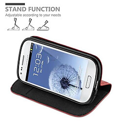 Cadorabo Coque Samsung Galaxy S3 MINI Etui en Rouge pas cher