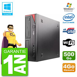 PC Fujitsu Esprimo E520 DT G3220 RAM 4Go Disque 500Go Graveur DVD Wifi W7 - Occasion