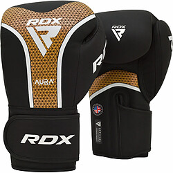 RDX Sports BOXING GLOVE AURA PLUS T-17 BLACK GOLDEN-10OZ - RDX - BGR-T17BGL-10OZ+