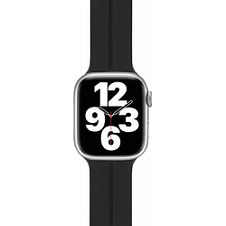 Bracelet Silicone compatible avec Apple Watch 38-40-41mm Noir Bigben