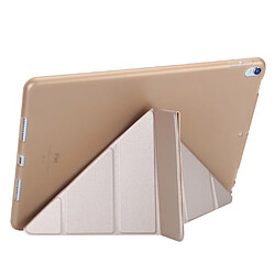 Acheter Etui en PU stand en origami or pour votre Apple iPad Air 10.5 (2019)/Pro 10.5 pouces (2017)