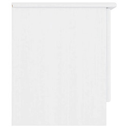 Acheter vidaXL Meuble TV ALTA blanc 112x35x41 cm bois massif de pin