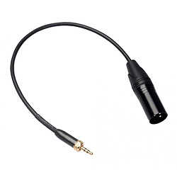 Câble de Microphone XLR vers Jack 3,5 mm TRS Stéréo Mâle Vers XLR Mâle pour Enregistreurs, Cartes Son pas cher