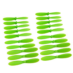 Hélices 20 PCS légères pour hélicoptère quadricoptère drone RC vert pas cher