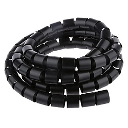 PE Cable Tidy Wire Storage Cable Organizer Spiral Wrap Black