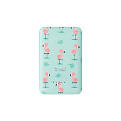 Batterie externe sans fil Mr. Wonderful Flamingos WMRWPWB001 5000 mAh Bleu