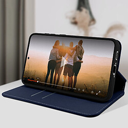 Acheter Avizar Housse pour Samsung Galaxy S23 Clapet Porte-carte Support Vidéo bleu