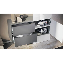 Avis Mpc Vestiaire Gris Et Crème (lxhxp) : 105 X 193 X 35