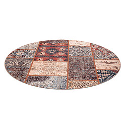 Avis RUGSX Tapis ANTIKA ancient rust cercle, patchwork moderne, lavable grec - terre cuite cercle 200 cm