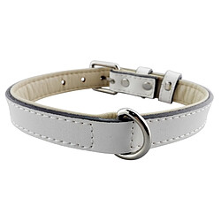 Avis Wewoo Collier Chien & Chat blanc de en cuir Pet Dog Big Products, taille: XL, 3 * 60cm