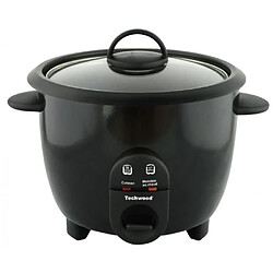 Techwood Cuiseur Riz 1,0L avec Cuve amovible anti-adhérente 2 positions de chauffe Témoin de Cuisson couleur noir