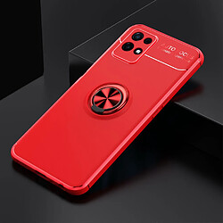 Coque en TPU anti-griffes avec béquille, rouge pour votre Realme 8i