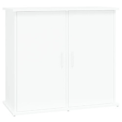 vidaXL Support pour aquarium blanc 81x36x73 cm bois d'ingénierie