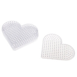 6pcs clair Perler Pergboard correspond à 5mm perle pour bricolage enfants artisanat amour