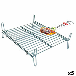 Grill Algon Double zingage 35 x 40 cm (5 Unités)