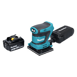 Makita DBO 481 M1 Ponceuse vibrante sans fil 18 V 112 x 102 mm + 1x batterie 4,0 Ah - sans chargeur