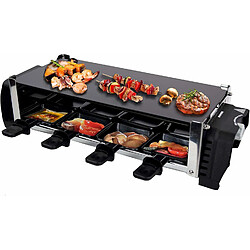 Syntrox Germany Raclette avec plaque de cuisson en vitrocéramique 8 personnes