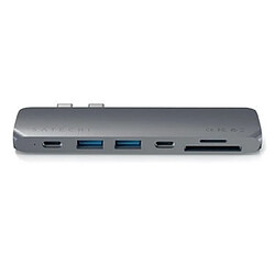 Satechi Hub USB Type-C Pro 40Gbps en Aluminium avec HDMI 4K Gris anthracite