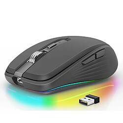 Yonis Souris Sans Fil 2400DPI Dual Mode Bluetooth