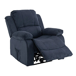 Bestmobilier Armand - fauteuil relax en velours côtelé