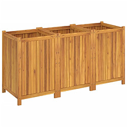 Acheter vidaXL Jardinière avec doublure 150x50x75 cm bois massif d'acacia