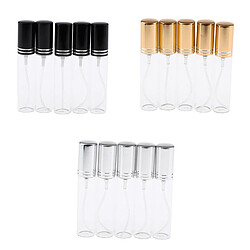 15 x Sous-Bouteille De Voyage Flacons de Parfum Rechargeable en Verre Atomiseur Parfum Rechargeable Vide avec Couvercle 10 ml