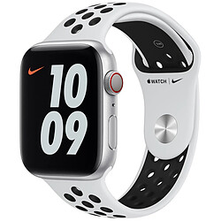 Nike Sport Band pour Apple Watch Series 1 á 9 / SE (38/40/41 mm) | Series 10 (42 mm) - Pure Platinum/Black