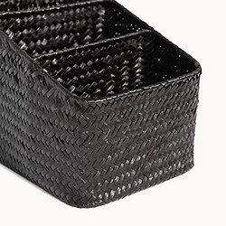 Avis Support de boîte de rangement de bureau 3 grilles organisateur Home Office Livingroom noir