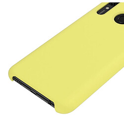 Acheter Wewoo Coque Étui de protection en silicone liquide solide Dropproof pour Huawei Enjoy 9s jaune