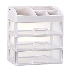 Universal Organisateur de maquillage tiroir plastique coffre de rangement de maquillage récipient d'accessoires coffre de réparation brosse à maquillage organisateur