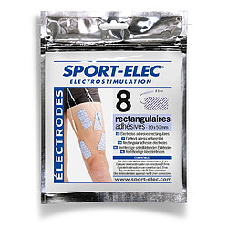 Acheter Sportelec 8 électrodes rectangulaires Sport-Elec Electrostimulation