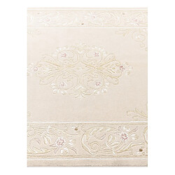 Vidal Tapis de laine 196x137 beige Darya pas cher