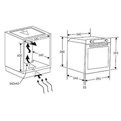 Avis Four intégrable mutifonction 80l 60cm pyrolyse inox - RFC3O0879PNWF - ROSIERES