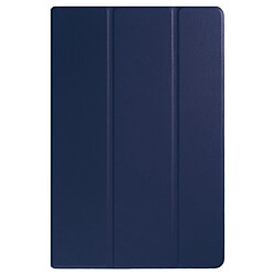 Wewoo Housse Étui bleu foncé pour Sony Xperia Z4 Karst Texture Horizontal Flip couleur unie en cuir avec trois pliage titulaire