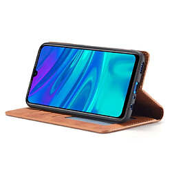 Wewoo Housse Coque Pour Huawei P Smart + 2019 Forwenw Dream Series Oil Edge Fort Magnetism Horizontal Flip Leather Case avec Holder & Card Slots & Wallet & Photo Frame Brown pas cher