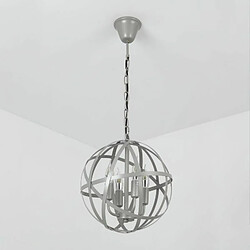 Paris Prix Suspension en Métal Design Vénus 34cm Gris