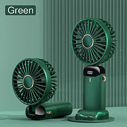 (vert) Mini Ventilateur Portatif Ventilateur de Bureau Pliant Portable USB