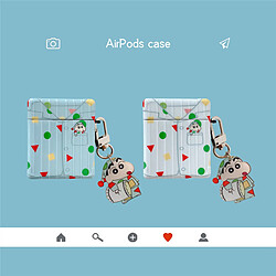 GUPBOO Airpods Coque Housse Étui Protecteur Compatible pour AirPods1/2-Le joli pyjama de dessin animé de Xiaoxin