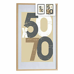 Gift Decor Cadre photo 62,5 x 2,5 x 92,5 cm Naturel Plastique Bois MDF (6 Unités)