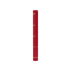 Ac-Deco Album de timbres en simili-cuir 32 pages - 16,5 x 22,5 cm - Rouge pas cher