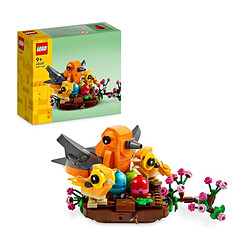 Lego 40639 Jouet de Construction 232 pièces Nid d'Oiseau avec 3 Oiseaux Multicolore