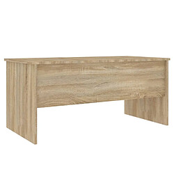 Maison Chic Tabls basse,Table Console pour salon Chêne sonoma 102x50,5x46,5 cm Bois d'ingénierie -MN88517 pas cher