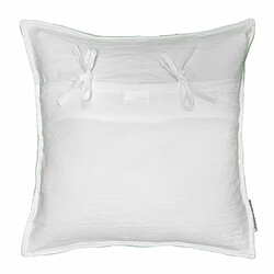 Paris Prix Housse de Coussin Mellow 60x60cm Menthe & Blanc