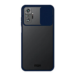 Mofi Coque en TPU Conception Hybride Amortissante bleu pour votre Xiaomi Redmi Note 10 Pro