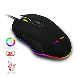 NC Casque Gamer Spirit Of Gamer PRO-GT210 avec Son Surround Virtuel 7.1 et Souris RGB 6 Boutons