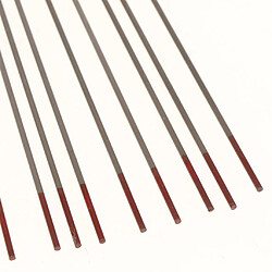 Baguette rouge d'électrode de tungstène de 10Ps 150mm pour la soudure 1.0mm de soudure à l'arc de TIG