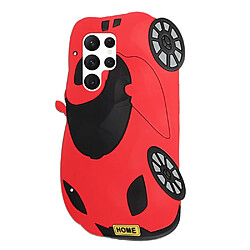 Coque en silicone motif dessin animé 3d avec lanière voiture pour votre Samsung Galaxy S22 Ultra 5G