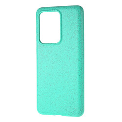 Coque en TPU paille de blé mate souple cyan pour votre Samsung Galaxy S20 Ultra